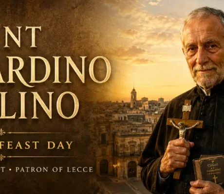 Portrait of Saint Bernardino Realino, Italian Jesuit priest and patron saint of Lecce.